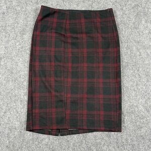 Liverpool Los Angeles Plaid Size‎ 8 Pencil Skirt Stretch Career Workwear Women's
